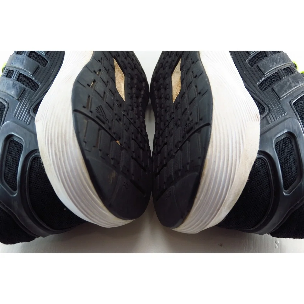 Adidas Boys Athletic Shoes Size 5.5 Black‎ Fabric Lace Up Lightweight Running